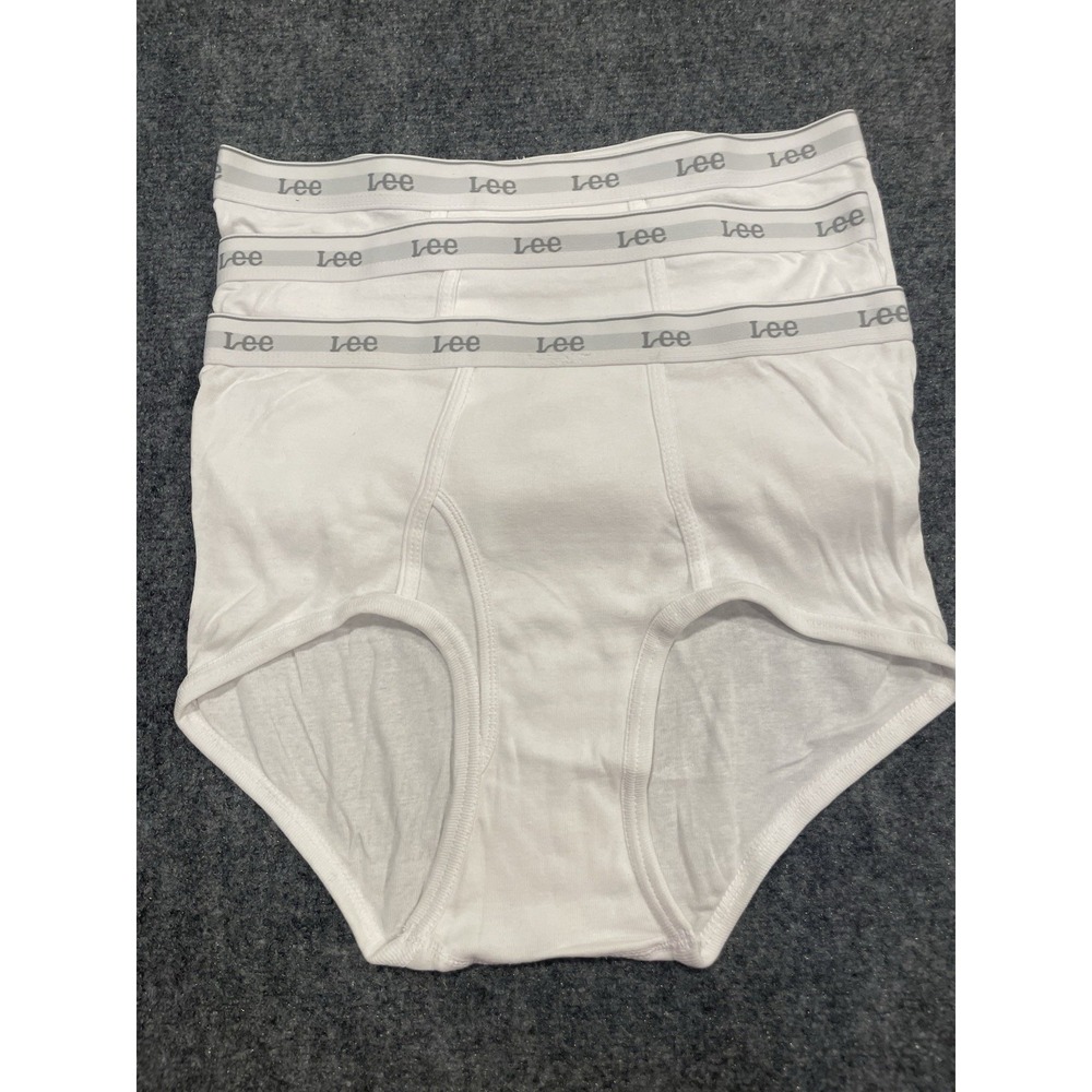 3 Pair Vintage Lee Men's Cotton Underwear/Briefs-Size 38-New Old Stock / Unworn